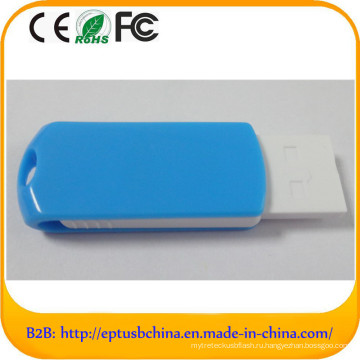 Пластиковый USB-накопитель с логотипом Platinum для продвинутых пользователей 1GB-64GB (ET582)